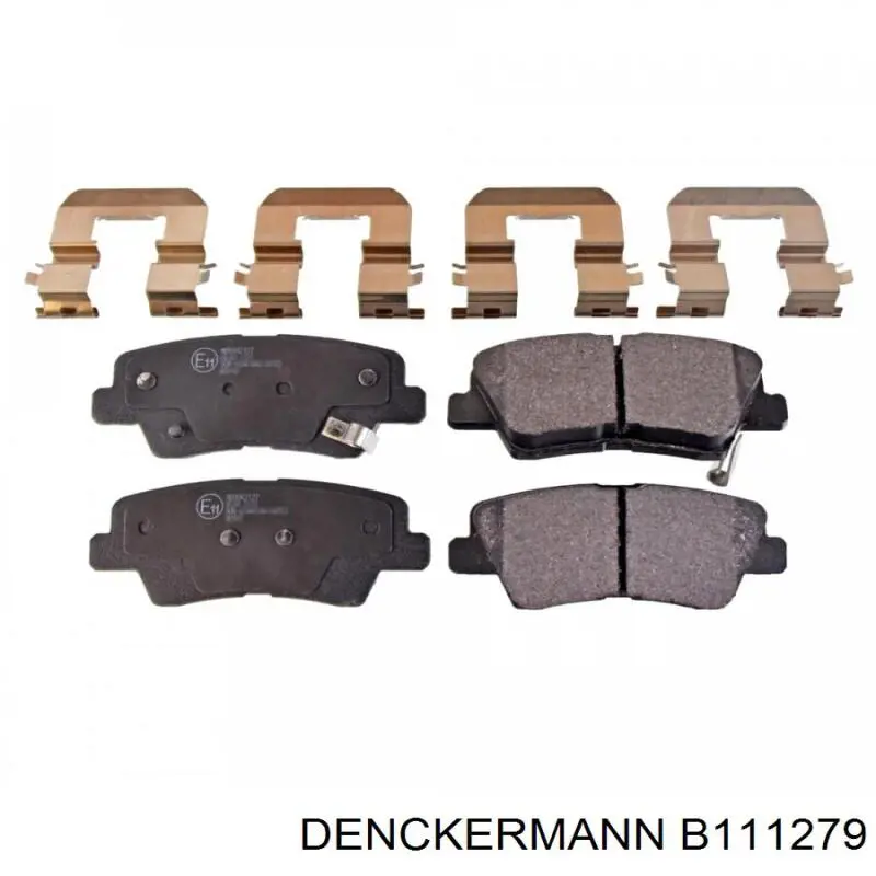 Okładziny (klocki) do hamulców tarczowych tylne Denckermann B111279 cena, od 20,68 USD