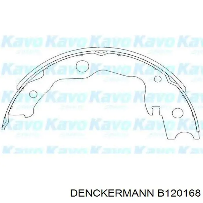 Klocki hamulca ręcznego Denckermann B120168 cena, od 24,42 USD