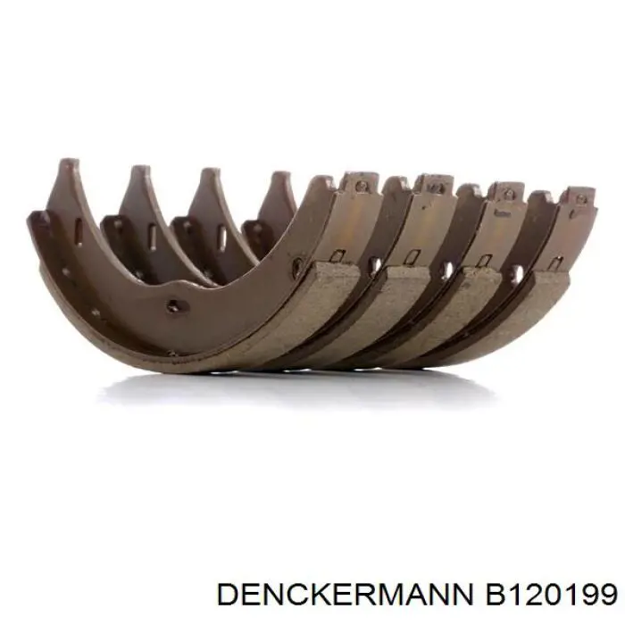 Do koszyka B120199 Denckermann Klocki hamulca ręcznego