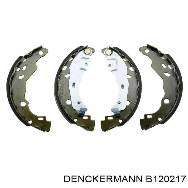 Do koszyka B120217 Denckermann Klocki hamulcowe tylne bębnowe
