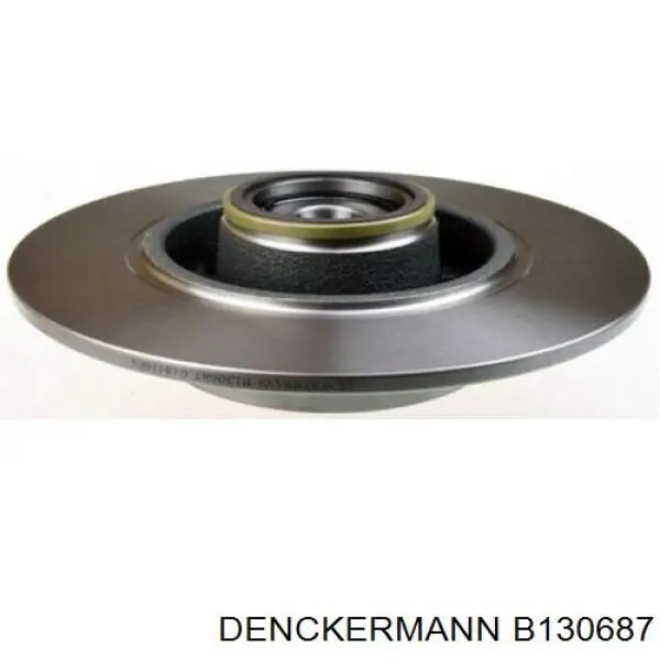 B130687 Denckermann Tarcza hamulcowa tylna