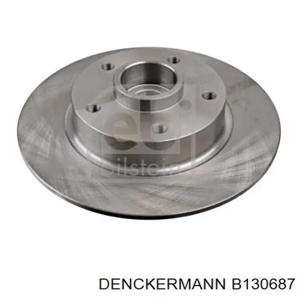 Tarcza hamulcowa tylna Denckermann B130687 cena, od 78,43 USD