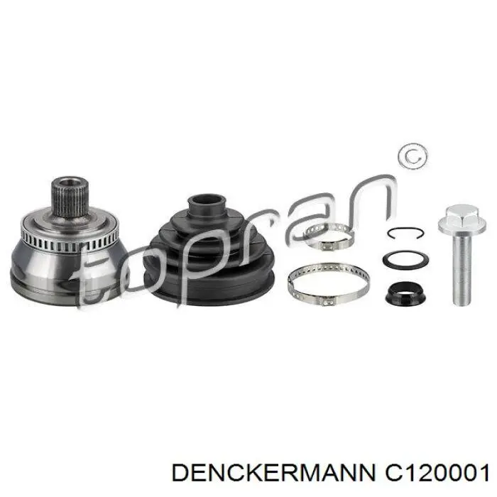 Przegub homokinetyczny przedni zewnętrzny Denckermann C120001 cena, od 43,66 USD