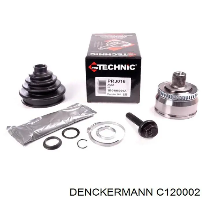 Przegub homokinetyczny przedni zewnętrzny Denckermann C120002 cena, od 38,05 USD