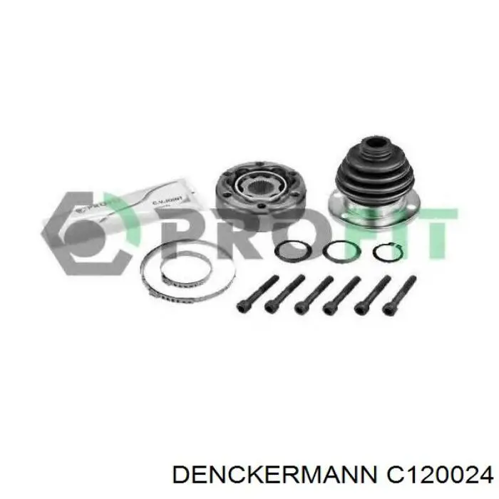 Przegub homokinetyczny przedni wewnętrzny Denckermann C120024 cena, od 38,86 USD