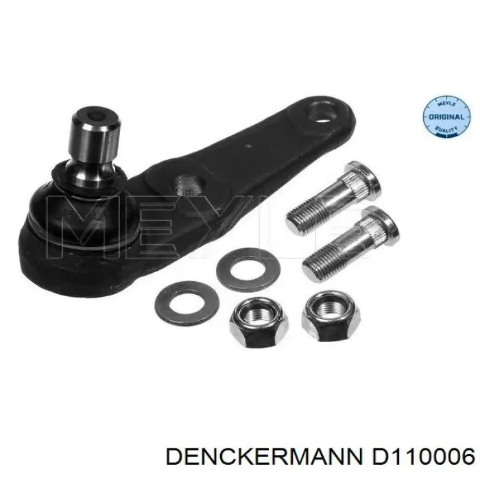 Do koszyka D110006 Denckermann Sworzeń wahacza dolny