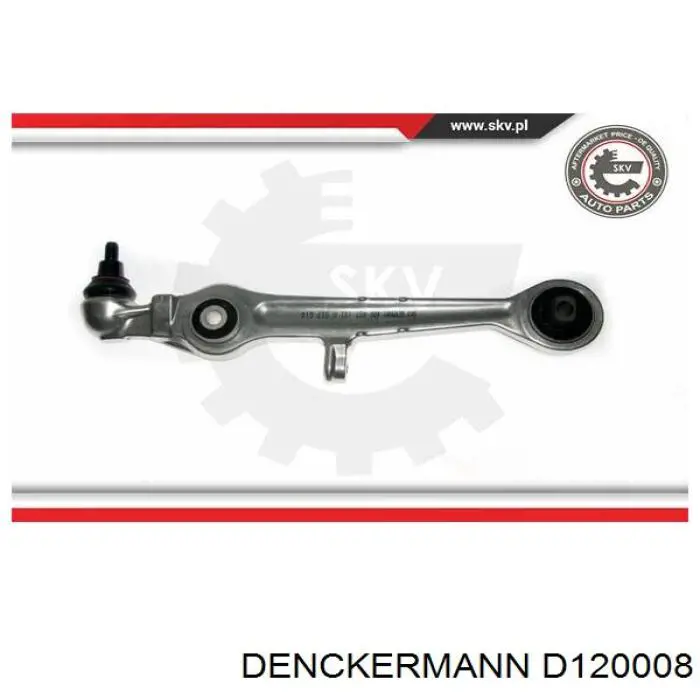 Do koszyka D120008 Denckermann Wahacz zawieszenia przedniego dolny lewy/prawy