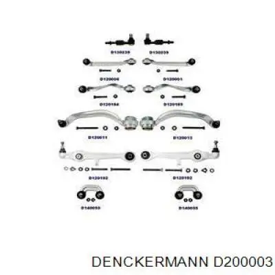 Zestaw wahaczy zawieszenia przedniego Denckermann D200003 cena, od 222,65 USD