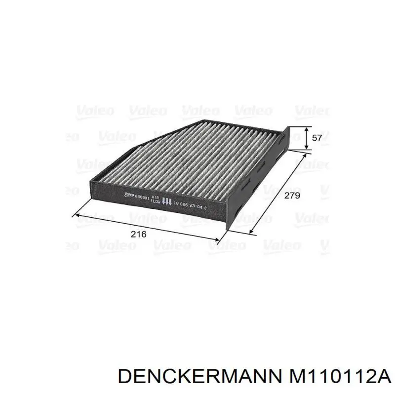 Do koszyka M110112A Denckermann Filtr kabiny