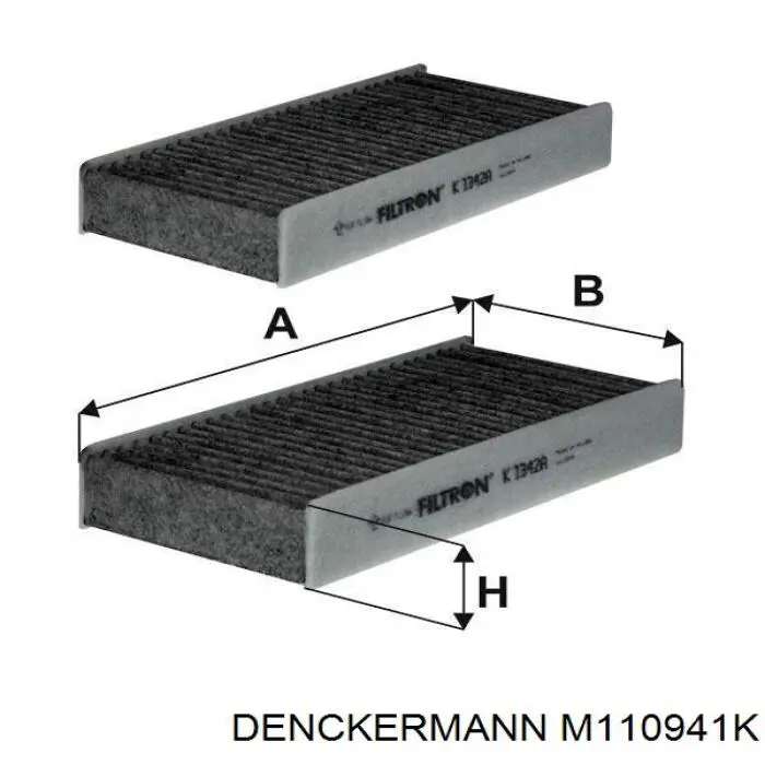 Filtr kabiny Denckermann M110941K cena, od 17,20 USD