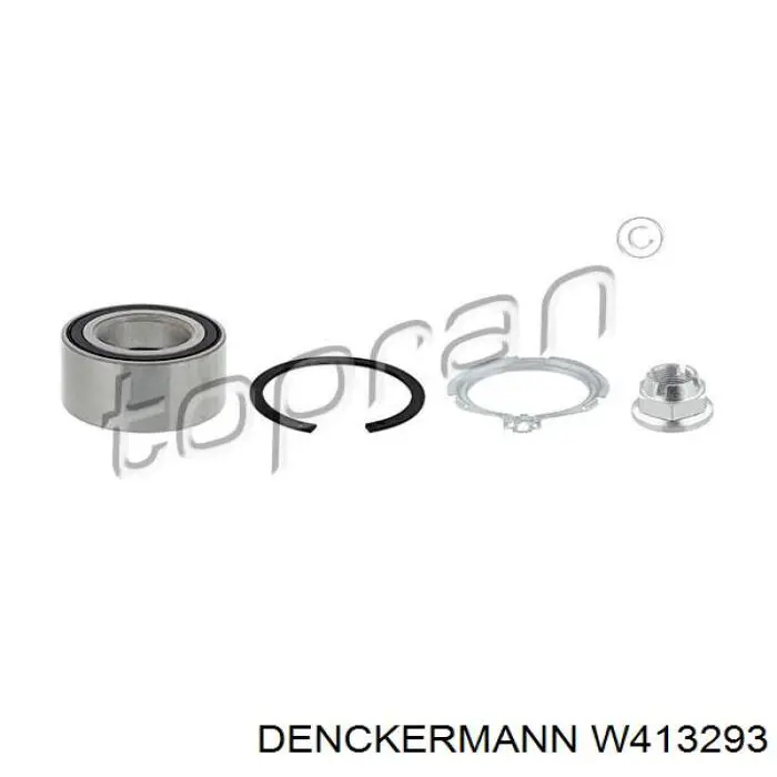 Do koszyka W413293 Denckermann Łożysko piasty przedniej