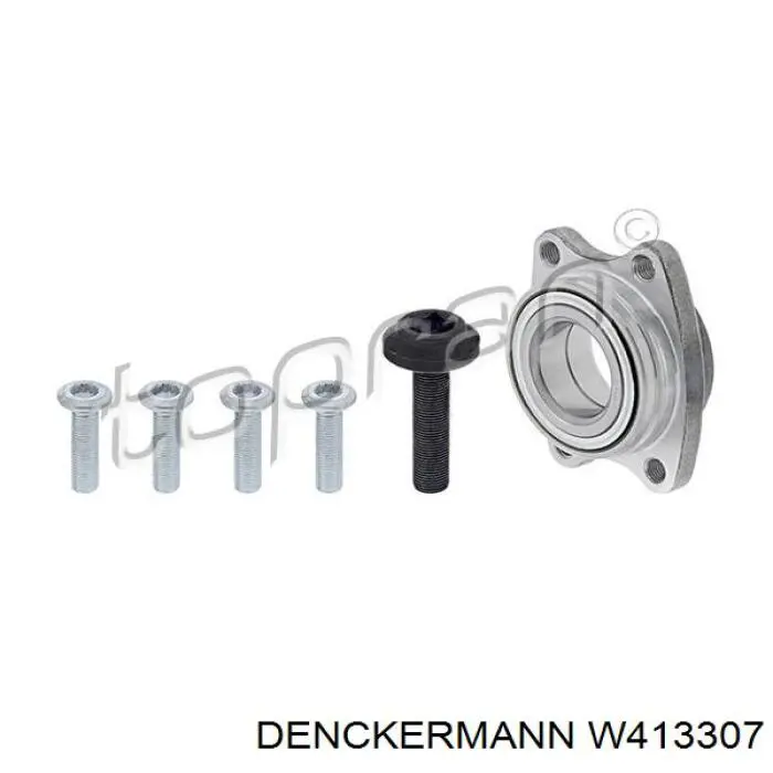 Lożysko piasty tylnej/przedniej Denckermann W413307 cena, od 27,67 USD