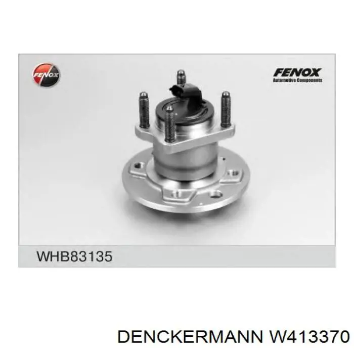 W413370 Denckermann piasta tylna