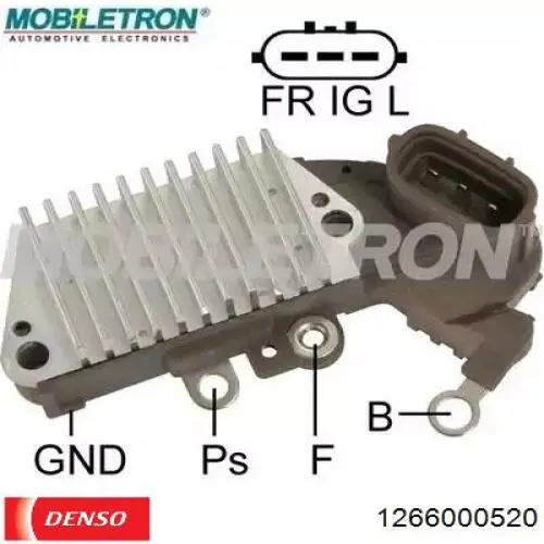 1266000520 Denso Regulator alternatora (przekaźnik ładowania)