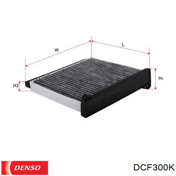 Do koszyka DCF300K Denso Filtr kabiny