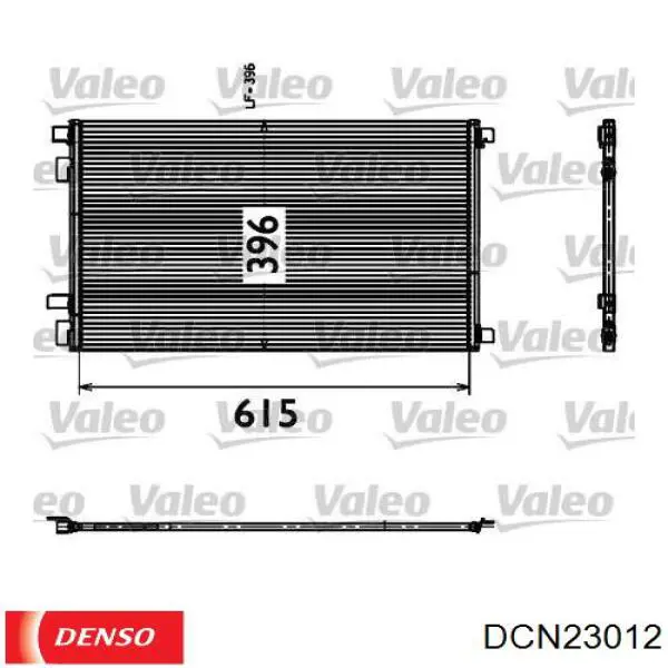Do koszyka DCN23012 Denso Chłodnica klimatyzacji