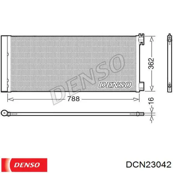 DCN23042 Denso Chłodnica klimatyzacji