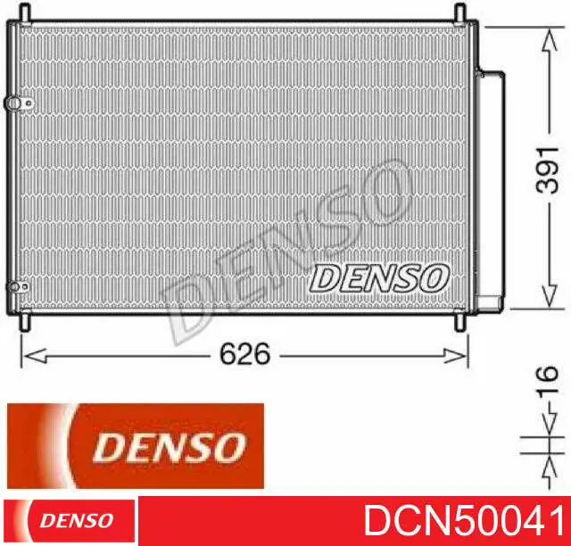 Chłodnica klimatyzacji Denso DCN50041 cena, od 95,42 USD