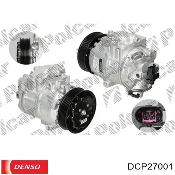 Do koszyka DCP27001 Denso Sprężarka klimatyzacji