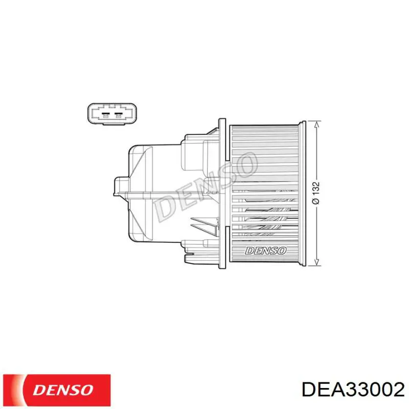 Silniczek wentylatora nagrzewnicy (ogrzewacza wnętrza) Denso DEA33002 cena, od 78,69 USD