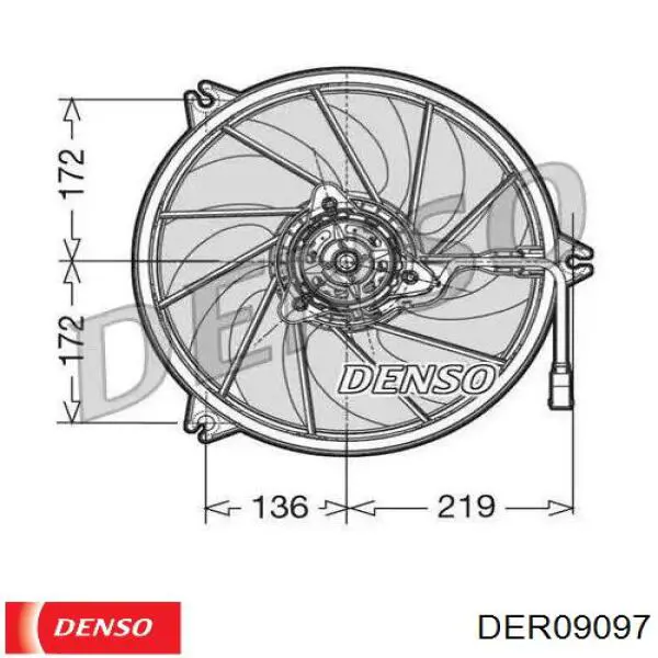 Dyfuzor chłodnicy, w komplecie z silnikiem i wirnikiem Fiat/Alfa/Lancia 52108824 cena, od 150,00 USD