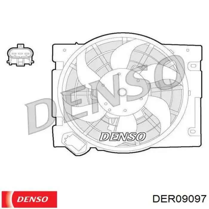52108824 Fiat/Alfa/Lancia Dyfuzor chłodnicy, w komplecie z silnikiem i wirnikiem