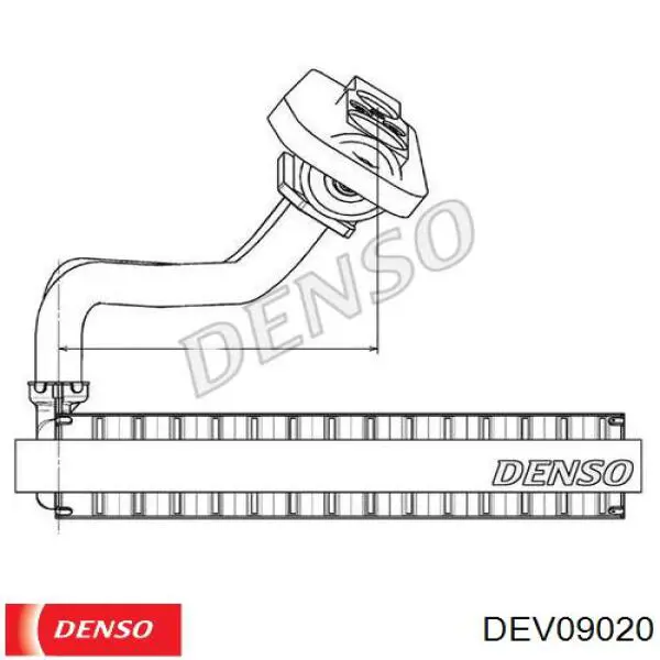Do koszyka DEV09020 Denso Parownik klimatyzacji