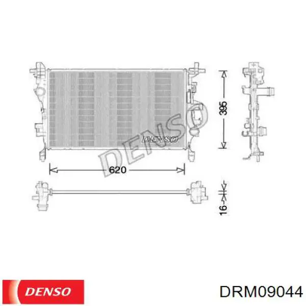 DRM09044 Denso Chłodnica silnika