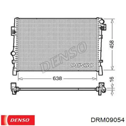 Do koszyka DRM09054 Denso Chłodnica silnika