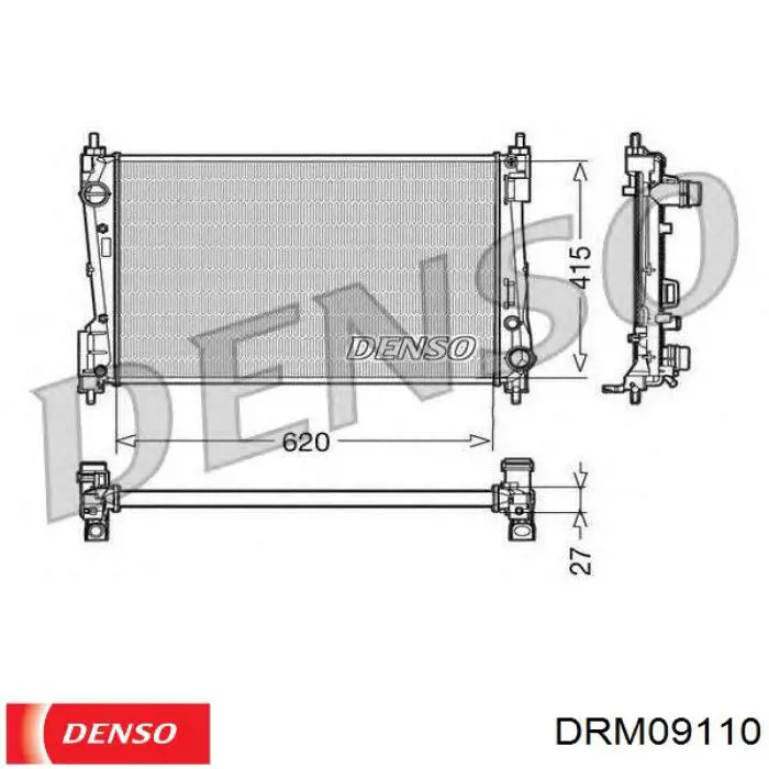 Do koszyka DRM09110 Denso Chłodnica silnika