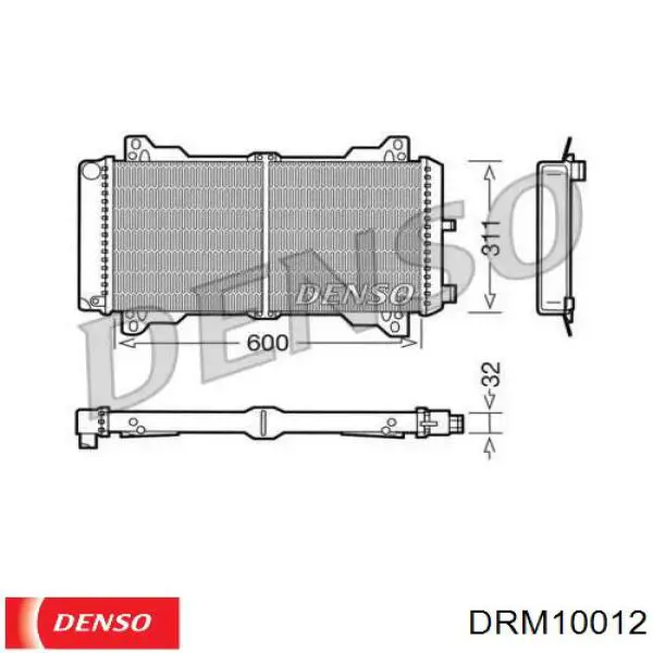 Chłodnica silnika Denso DRM10012 cena, od 237,78 USD