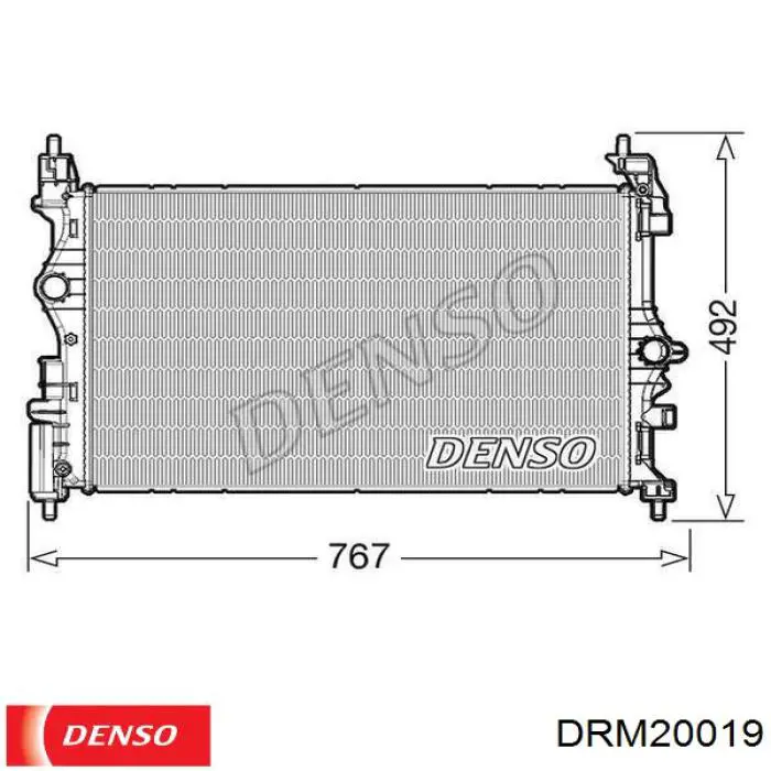 Chłodnica silnika Opel 1300368 cena, od 126,59 USD