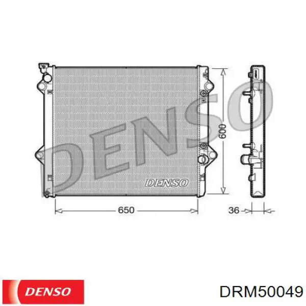 Chłodnica silnika Denso DRM50049 cena, od 227,37 USD