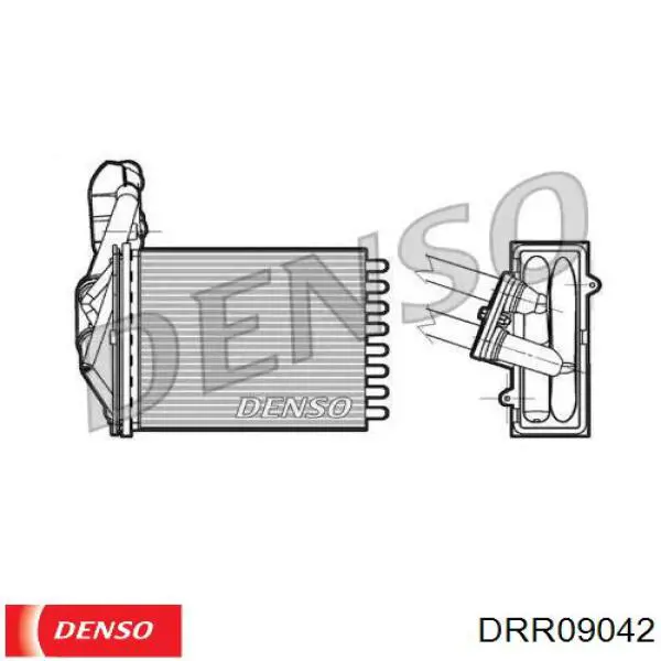 Do koszyka DRR09042 Denso Chłodnica nagrzewnicy (ogrzewacza)