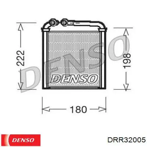 Do koszyka DRR32005 Denso Chłodnica nagrzewnicy (ogrzewacza)
