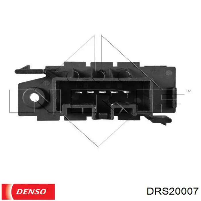 Do koszyka DRS20007 Denso Rezystor wentylatora nagrzewnicy (ogrzewacza kabiny)