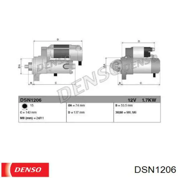 Rozrusznik Nissan/Infiniti A6459060800 cena, od 76,62 USD