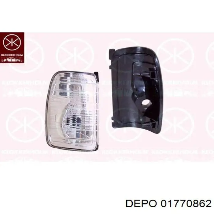 01770862 Depo/Loro/Abakus Kierunkowskaz lusterka prawy