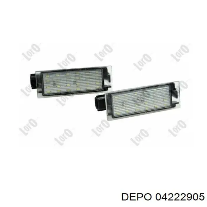 Lampa oświetlenia tylnej tablicy rejestracyjnej Depo/Loro/Abakus 04222905