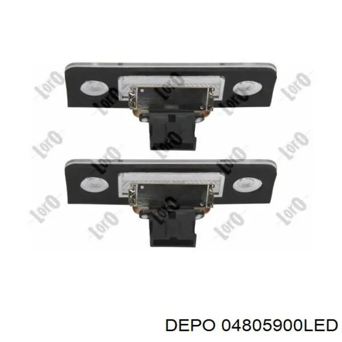 Lampa oświetlenia tylnej tablicy rejestracyjnej Depo/Loro/Abakus 6652101NUE cena, od 15,23 USD