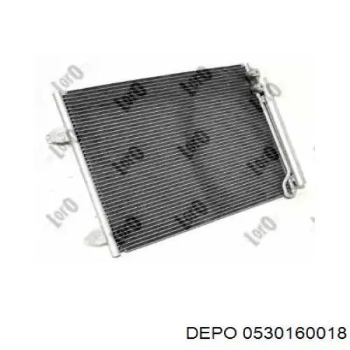 Chłodnica klimatyzacji Depo/Loro/Abakus 0530160018 cena, od 98,67 USD