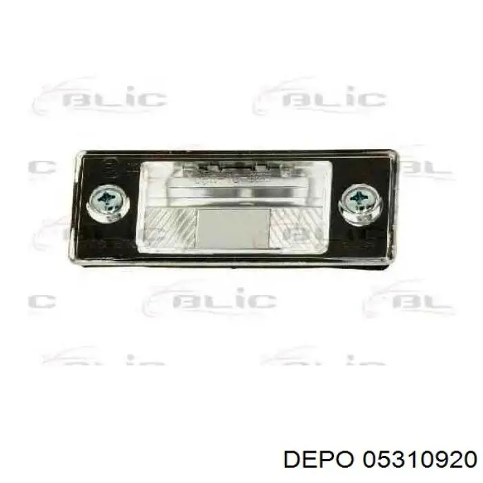 Lampa oświetlenia tylnej tablicy rejestracyjnej 05310920 Depo/Loro/Abakus