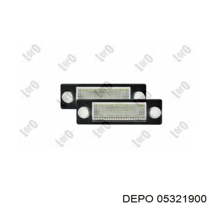 Lampa oświetlenia tylnej tablicy rejestracyjnej 05321900 Depo/Loro/Abakus