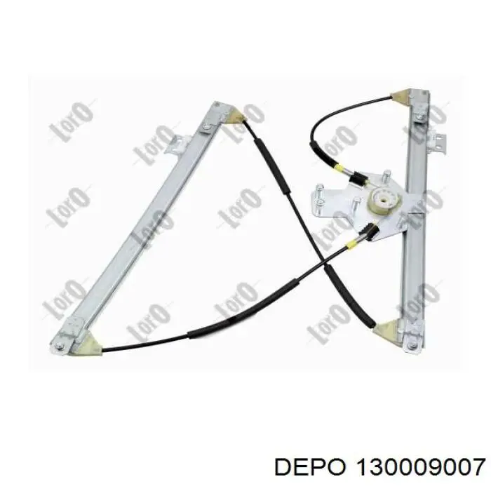 Mechanizm podnoszenia szyby drzwi przednich lewych 2334PSG1 Polcar