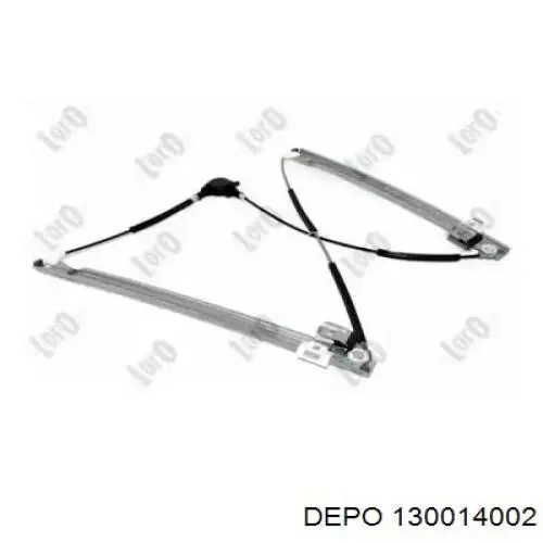 Mechanizm podnoszenia szyby drzwi przednich prawych 130014002 Depo/Loro/Abakus