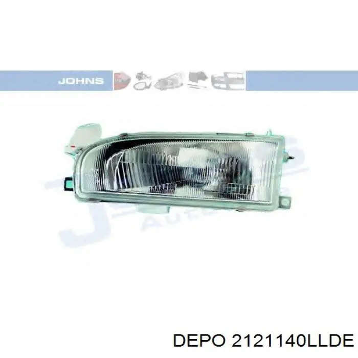 Reflektor lewy Depo/Loro/Abakus 2121140LLDE cena, od 62,78 USD