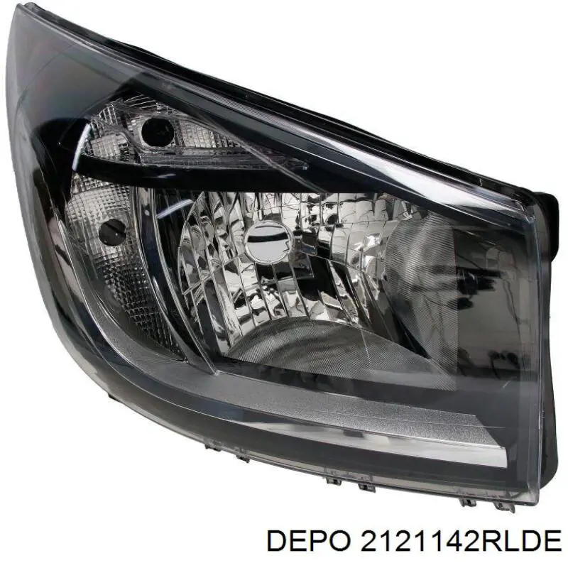 Do koszyka 2121142RLDE Depo/Loro Reflektor prawy