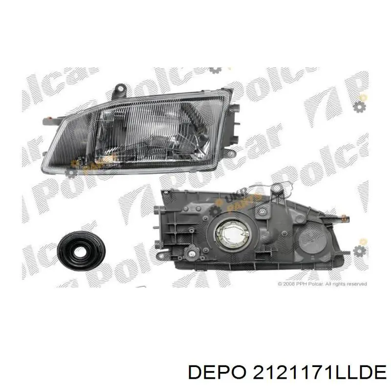 2121171LLDE Depo/Loro/Abakus Reflektor lewy