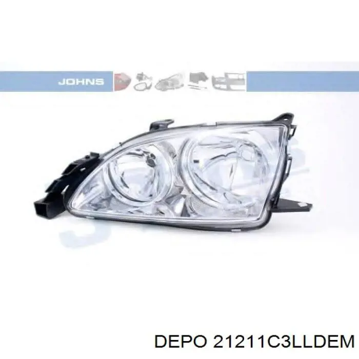 21211C3LLDEM Depo/Loro/Abakus Reflektor lewy