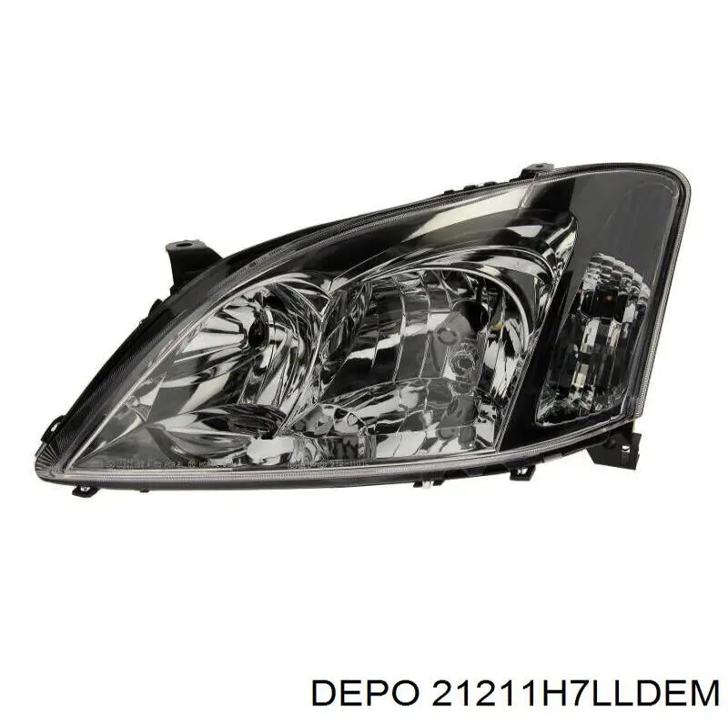 Reflektor lewy 21211H7LLDEM Depo/Loro/Abakus